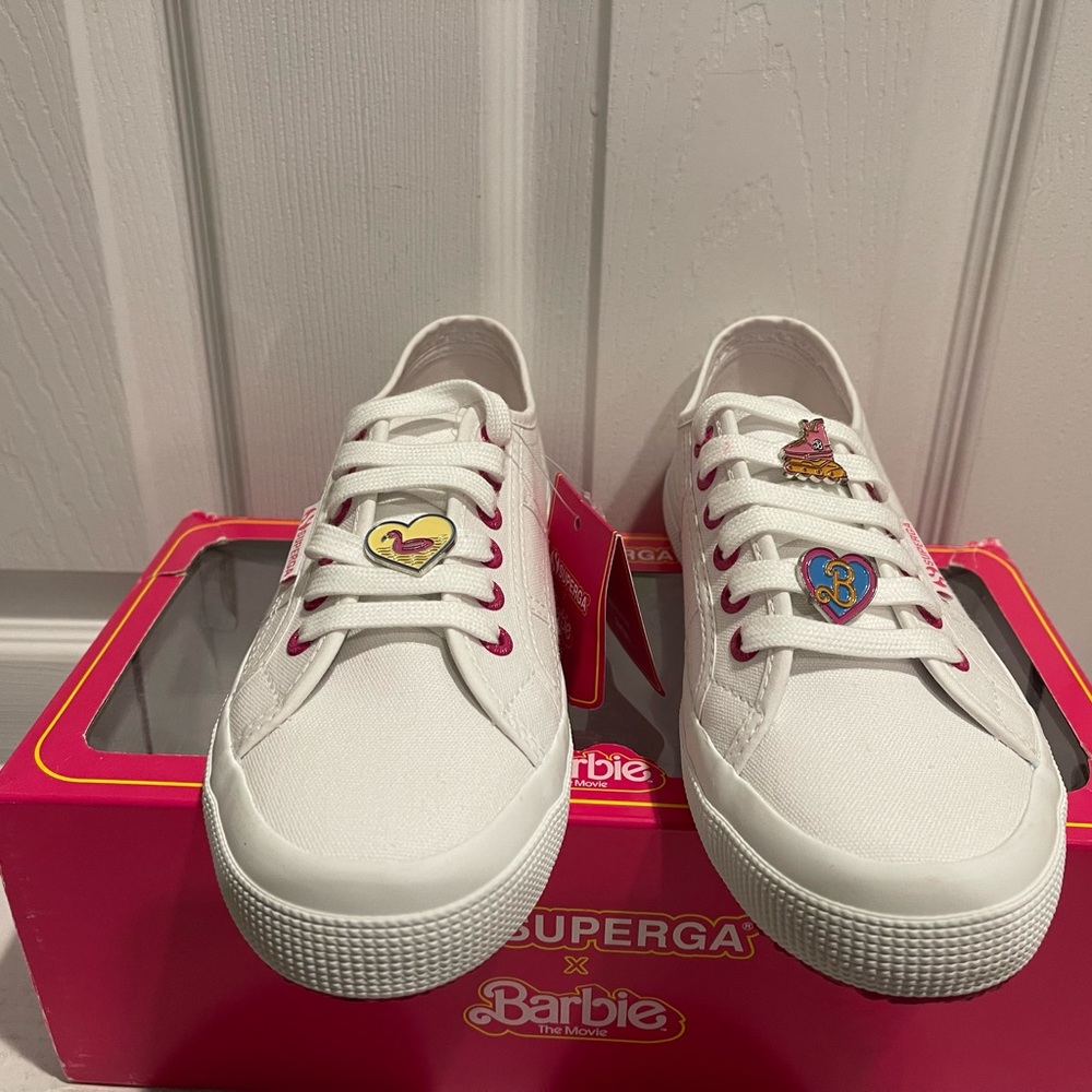 Superga 2750 Barbie Movie Pins Lace Up Low Top Sneakers